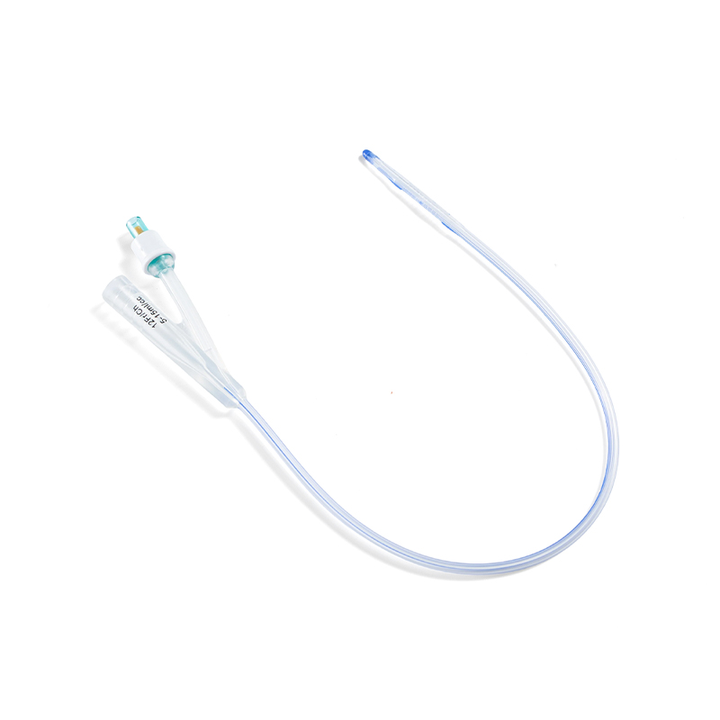 Catetere Foley in silicone a 2 vie ad alta biocompatibilità di grado medico