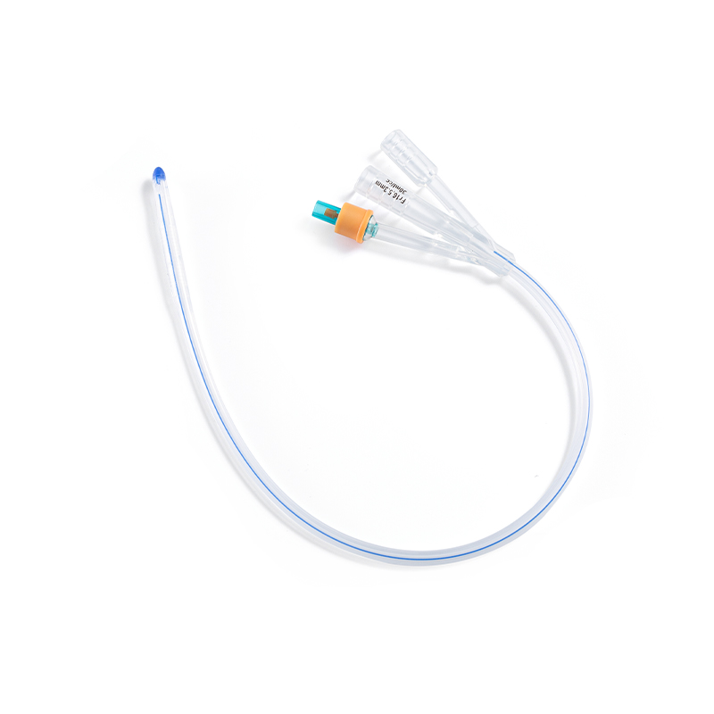 Catetere Foley in silicone a 3 vie in silicone di grado medico