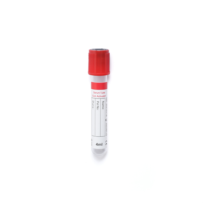 Provetta per il prelievo del sangue sottovuoto (provetta per l'attivatore della coagulazione del siero)